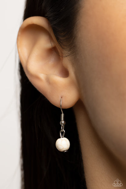 Sunburst Rustica White Long Necklace Paparazzi $8 Jewelry. Get Free Shipping. P2SE-WTXX-256XX