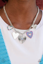 Load image into Gallery viewer, Paparazzi Fashion Fix Retro Rhapsody Multi Necklace. #P2ST-MTXX-108LB. Get Free Shipping. 
