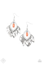 Load image into Gallery viewer, Paparazzi Sunset Soul Orange Earrings. Get Free Shipping. #P5TR-OGXX-063TL. Coral earring
