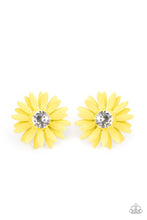 Load image into Gallery viewer, Sunshiny DAIS-y - Yellow Earrings Paparazzi Accessories. Subscribe &amp; Save! #P5PO-YWXX-031XX
