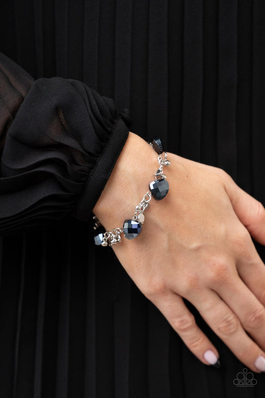 Paparazzi Super Nova Nouveau - Blue Dainty Bracelet. Subscribe & Save! #P9RE-BLXX-211CY