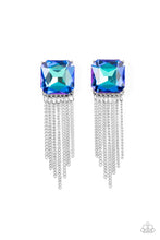 Load image into Gallery viewer, Paparazzi Supernova Novelty Blue Earrings at AainaasTreasureBox. Get Free Shipping! #P5PO-BLXX-134XX
