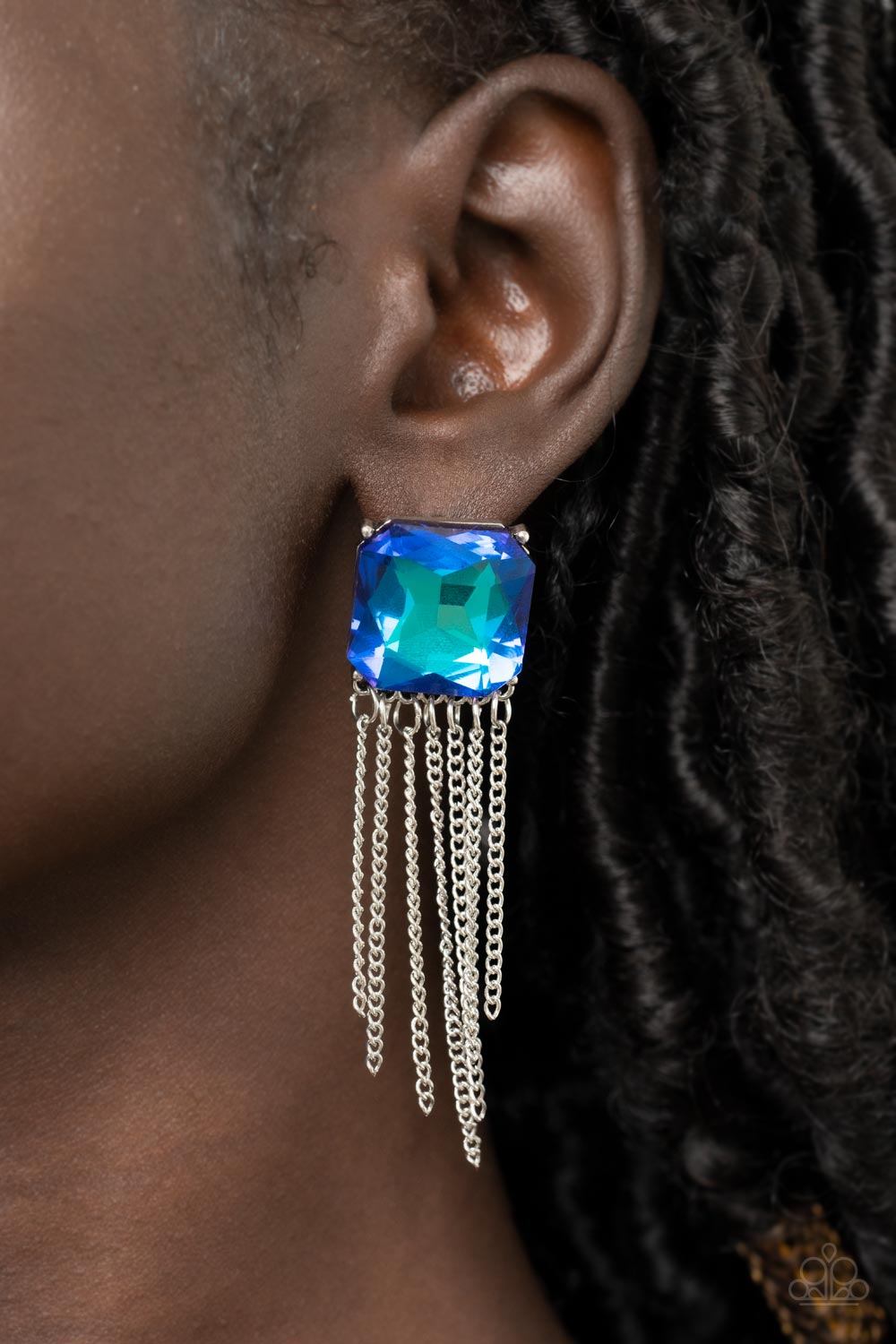 Supernova Novelty Earrings Paparazzi $5 Accessories UV Shimmer Jewelry #P5PO-BLXX-134XX