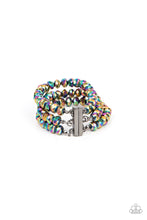 Load image into Gallery viewer, Paparazzi Supernova Sultry Multi Bracelet. Subscribe &amp; Save. #P9ED-MTXX-040XX. Oil Spil Magnetic
