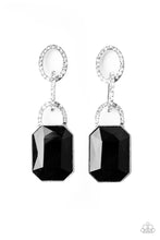 Load image into Gallery viewer, Paparazzi Superstar Status Black Earrings $5 Jewelry. Get Free Shipping. #P5PO-BKXX-145XX
