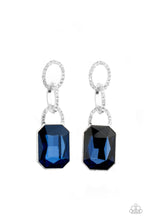 Load image into Gallery viewer, Blue Earring Paparazzi Accessories creating a glamarous dramatic lure
