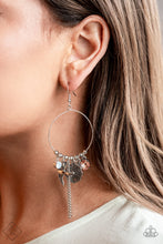 Load image into Gallery viewer, Paparazzi Earring ~ TWEET Dreams - White Earrings - June 2021 Fashion Fix Paparazzi Accessories
