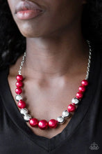 Load image into Gallery viewer, Paparazzi Take Note - Red Necklace. Get Free Shipping. #P2RE-RDXX-125XX
