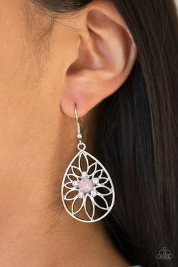 Take It GLOW Pink Earring Paparazzi Accessories $5 Jewelry. 4-interest free payment!