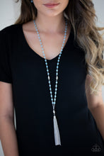 Load image into Gallery viewer, Paparazzi Necklace ~ Tassel Takeover - Blue
