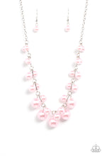 Load image into Gallery viewer, Tearoom Gossip - Pink Necklace Paparazzi Accessories $5 Jewelry with matching earrings
