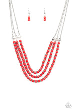 Load image into Gallery viewer, Paparazzi Necklace Terra Trails - Red Necklace. #P2SE-RDXX-262XX. Subscribe &amp; Save. 
