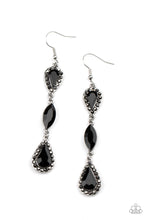Load image into Gallery viewer, Paparazzi Earring ~ Test of TIMELESS - Black
