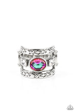 Load image into Gallery viewer, Paparazzi The GLEAMING Tower Purple Ring. #P4RE-PRXX-124XX. Get Free Shipping
