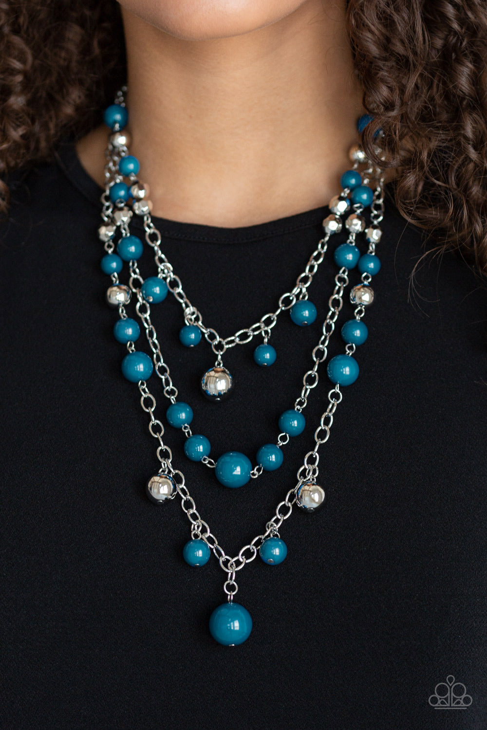 Paparazzi Necklace ~ The Partygoer - Blue
