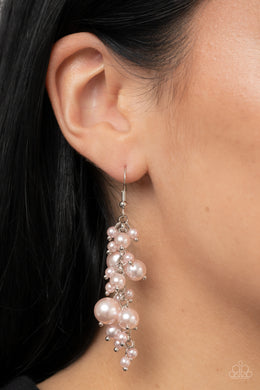 Paparazzi The Rumors are True - Pink Pearl Earrings. Subscribe & Save! #P5RE-PKXX-239XX