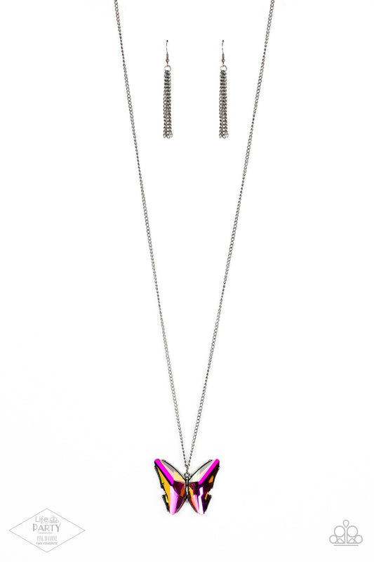 The Social Butterfly Effect Multi Necklace Paparazzi Accessories. Get Free Shipping. Long Necklace