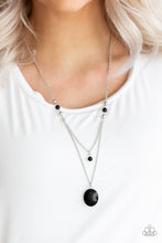 Load image into Gallery viewer, Paparazzi Time To Hit The ROAM Black Necklace $5 Jewelry #P2SE-BKXX-236XX. Free Shipping!
