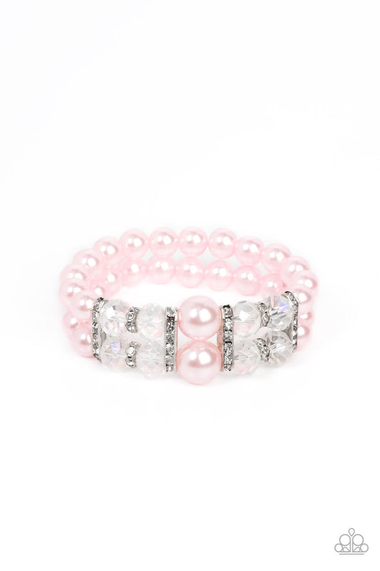Paparazzi Timelessly Tea Party Pink Bracelet. #P9RE-PKXX-270XX. Subscribe & Save. Pearl Bracelet