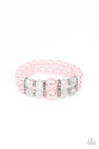 Paparazzi Timelessly Tea Party Pink Bracelet. #P9RE-PKXX-270XX. Subscribe & Save. Pearl Bracelet
