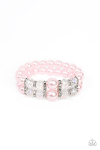 Load image into Gallery viewer, Paparazzi Timelessly Tea Party Pink Bracelet. #P9RE-PKXX-270XX. Subscribe &amp; Save. Pearl Bracelet

