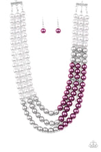 Load image into Gallery viewer, Paparazzi Necklace ~ Times Square Starlet - Purple Pearl Necklace
