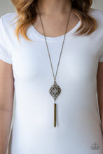 Load image into Gallery viewer, Paparazzi Necklace ~ Totally Worth the TASSEL - Brass
