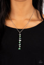 Load image into Gallery viewer, Tranquil Tidings Green Dainty Short Necklace Paparazzi Accessories. #P2DA-GRXX-113XX
