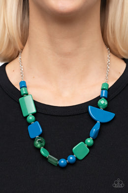 Tranquil Trendsetter $5 Necklace Paparazzi Accessories. Get Free Shipping! #P2ST-GRXX-094XX