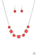 Load image into Gallery viewer, Trend Worthy - Red Necklace Paparazzi Accessories Lead and Nickel Free
