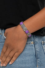 Load image into Gallery viewer, Trendy Tease - Purple Bracelet Paparazzi Accessories
