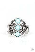 Load image into Gallery viewer, Paparazzi Ring ~ Triple Whammy - Blue Ring
