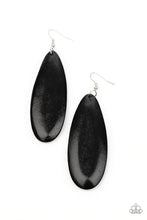 Load image into Gallery viewer, Paparazzi Earring ~ Tropical Ferry - Black Wooden Earring
