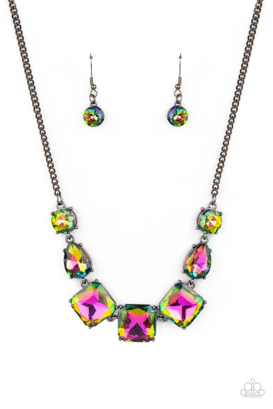 Paparazzi Necklace ~ Unfiltered Confidence - Multi Necklace August 2021 Life of the Party Exclusive