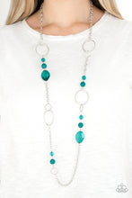 Load image into Gallery viewer, Paparazzi Necklace ~ Very Visionary - Green Quetzal Beads Necklace
