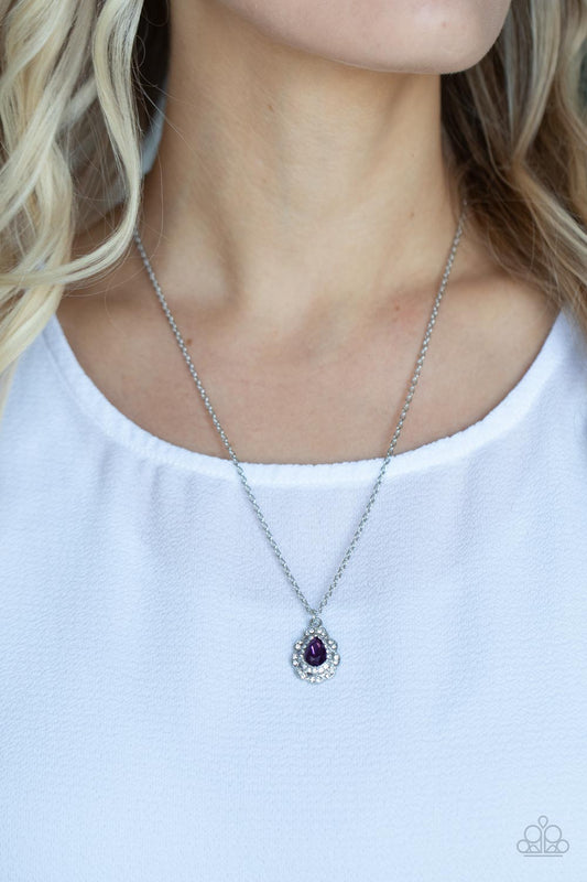 PRE-ORDER Paparazzi Vintage Validation - Purple Dainty Necklace #P2DA-PRXX-106XX