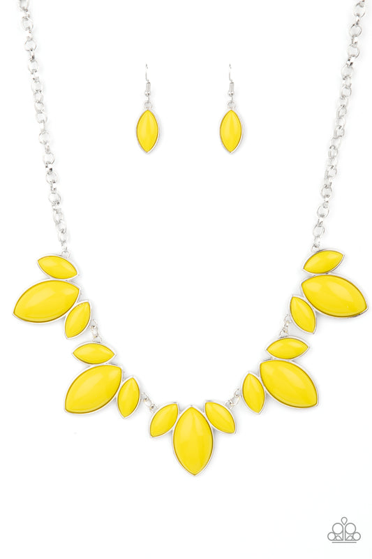 Viva La Vacation - Yellow Necklace Paparazzi Accessories