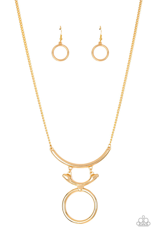 Paparazzi Necklace ~ Walk Like An Egyptian - Gold