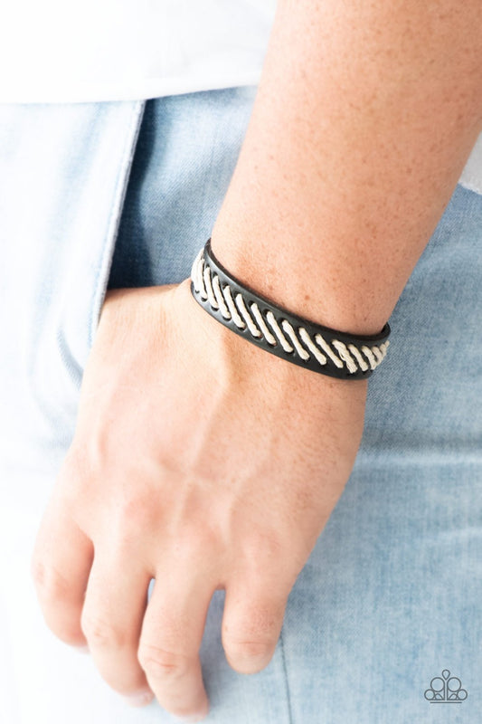 Paparazzi Bracelet ~ Watch your backpacker - Black Urban Bracelet