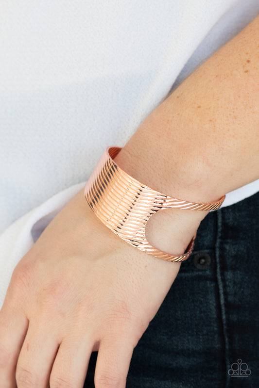 Paparazzi What GLEAMS Are Made Of Copper Cuff Bracelet Paparazzi Accessories