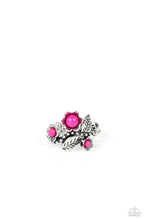 Load image into Gallery viewer, Paparazzi Wonderland Wildflower Pink Ring. Subscribe &amp; Save. #P4SE-PKXX-116XX. Floral Ring. Bloom
