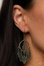 Load image into Gallery viewer, Paparazzi Earring ~ Artisan Garden - Brass Earrings
