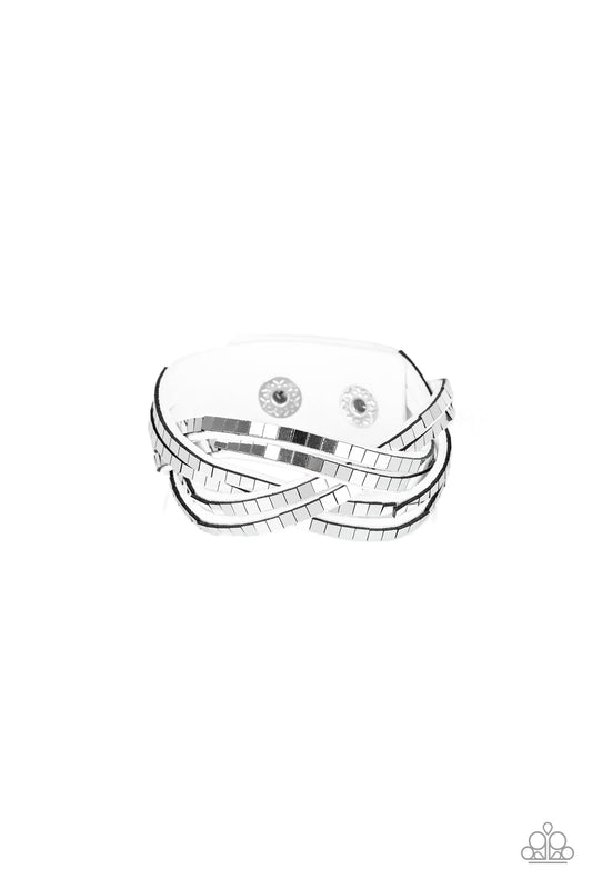 Paparazzi Bracelet ~ Looking For Trouble - White