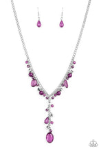 Load image into Gallery viewer, Crystal Couture - Purple Necklace Paparazzi Accessories Necklace
