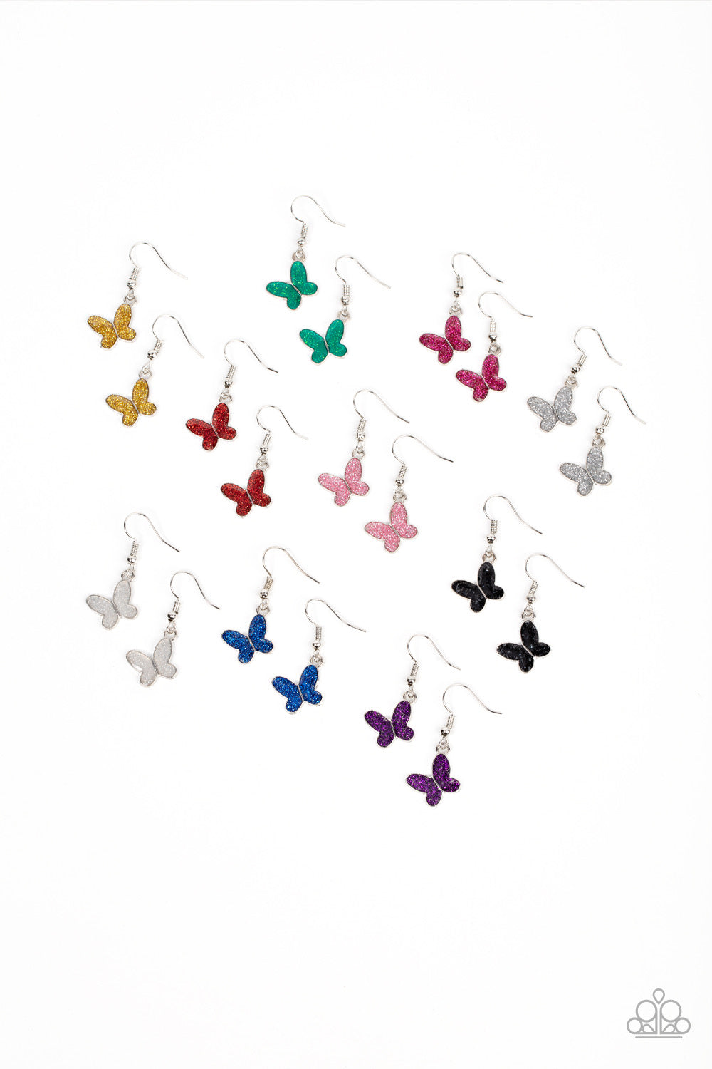 Paparazzi Starlet Shimmer Butterfly Earring Kit for Little Divas #P5SS-MTXX-413XX. Kids Jewelry!