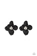 Load image into Gallery viewer, Jovial Jasmine Black $5 Earring Paparazzi Accessories. #P5PO-BKXX-216XX. Get free shipping
