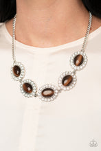 Load image into Gallery viewer, A DIVA-ttitude Adjustment Brown $5 Necklace Paparazzi Accessories. #P2RE-BNXX-244VR

