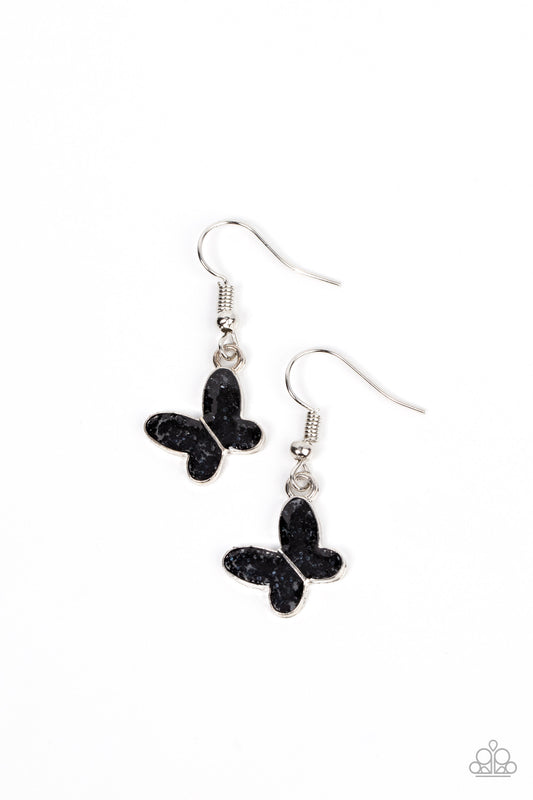 Starlet Shimmer Butterfly Earrings Paparazzi Accessories. #P5SS-MTXX-413XX. Free Shipping!